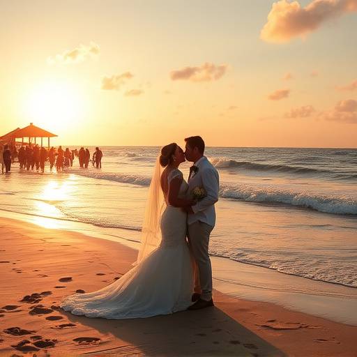 Fotografia de um casamento na praia em Salvador, Bahia